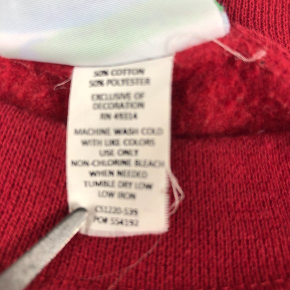 Champion Santa Clara Broncos Sweatshirt Adult Extra Small Red Faded ECO Crewneck - Picture 6 of 12